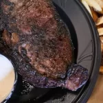 Black Plate Special - Seasoned and Seared Ribeye